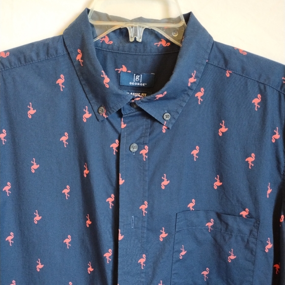 George Classic Fit Button Down Shirt - Picture 4 of 5